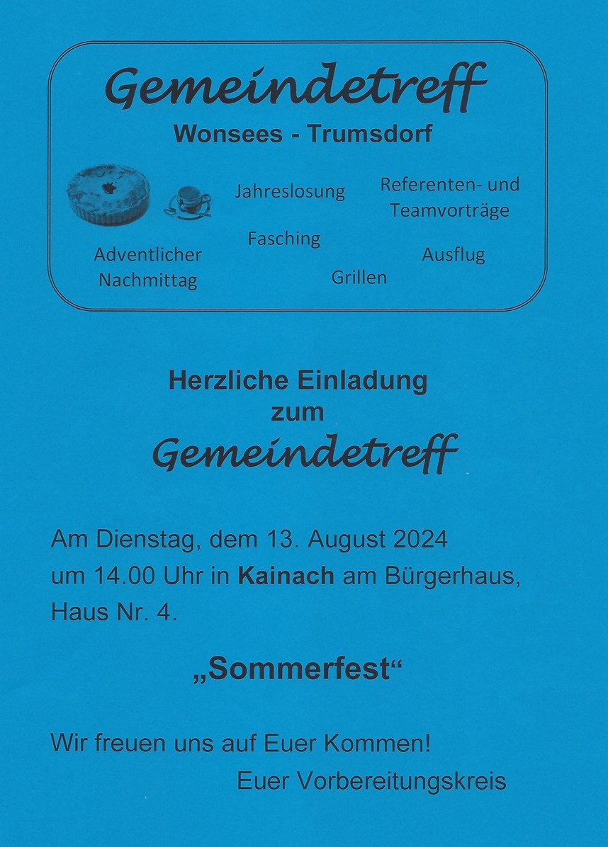 2024 08 13 Sommerfest Gemeindetreff