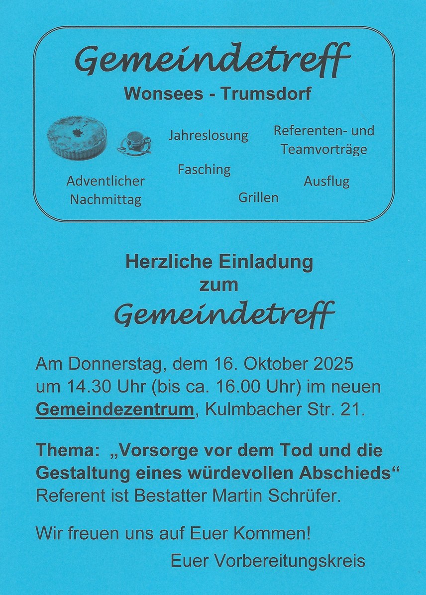 2025 10 16 Gemeindetreff Oktober