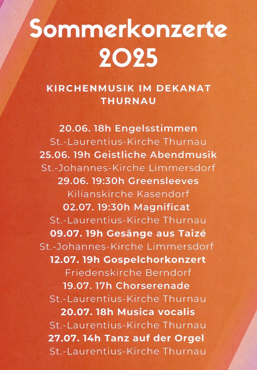 2025 06 20 Sommerkonzerte Dekanat Thurnau