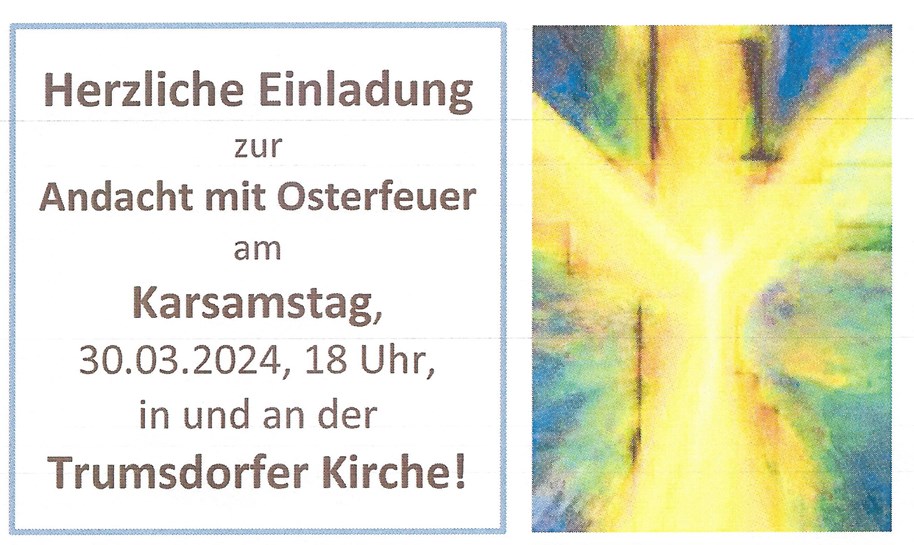 2024 03 30 Osterfeuer Trumsdorf mit Text